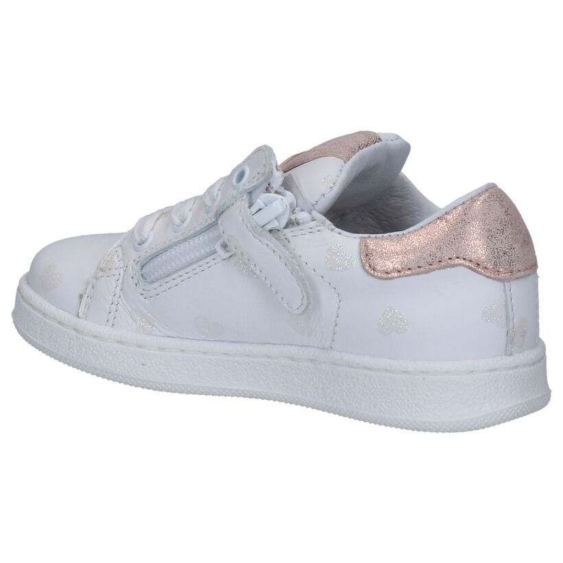 Clic! Baskets basses en Blanc en cuir (270506)