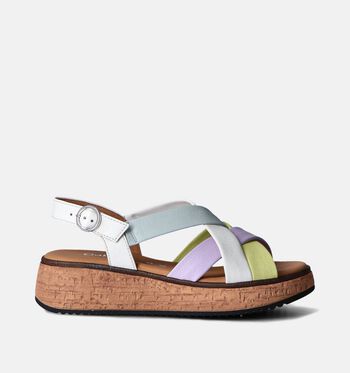 Gabor Comfort Sandalen Wit/Roze