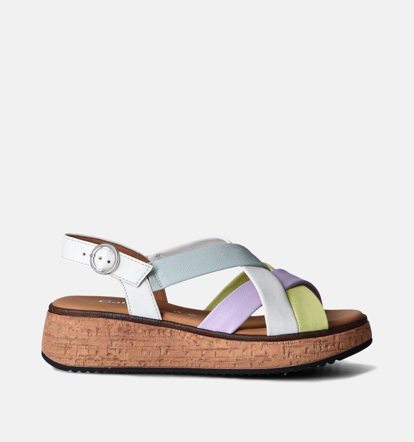 Gabor Witte Sandalen met sleehak voor dames (356663)