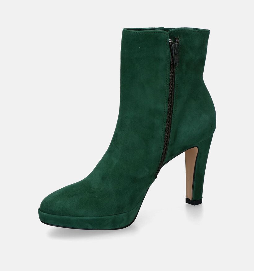 Signatur Bottines à talons en Vert pour femmes (317517)