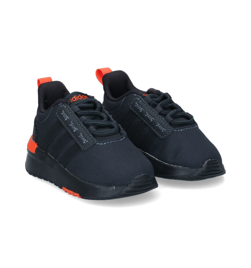 adidas Racer TR21 I Zwarte Sneakers voor jongens (311321) - geschikt voor steunzolen