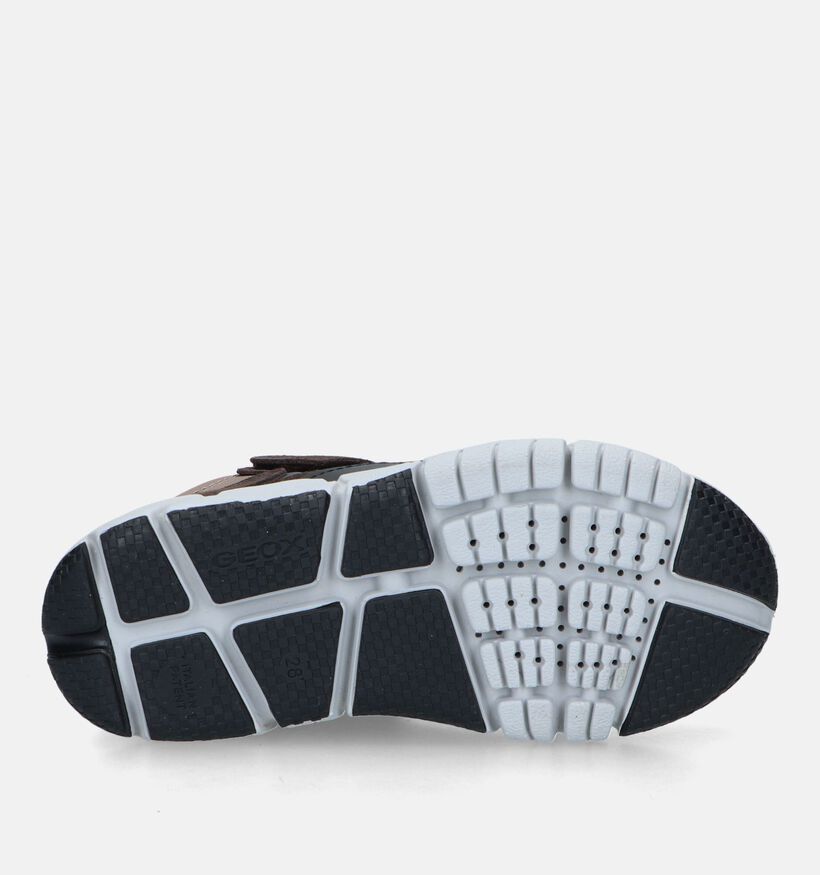 Geox Flexyper Baskets montantes en Noir pour garçons (330078) - pour semelles orthopédiques