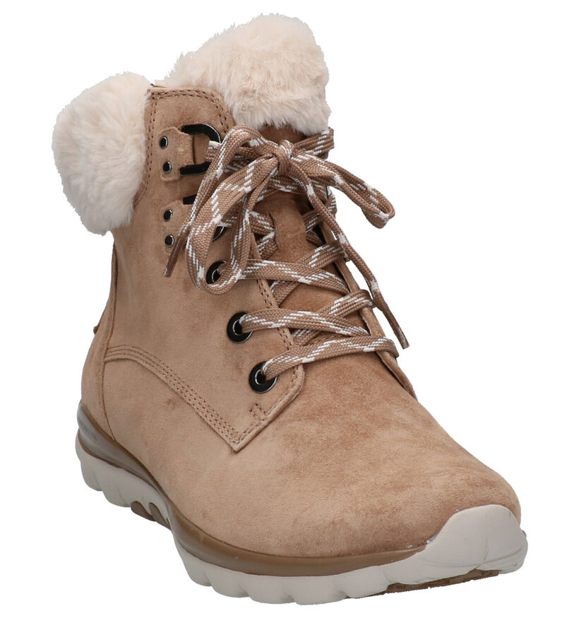 Rollingsoft Bottines en Beige foncé en daim (260192)