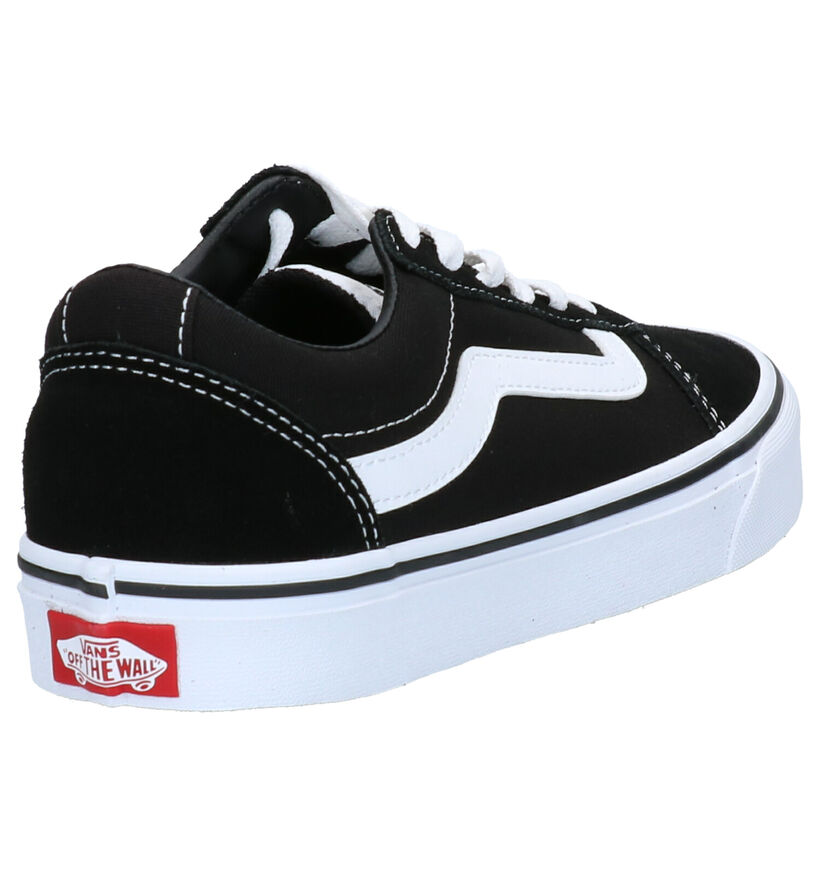 Vans Ward Zwarte Skate sneakers voor dames (327994)