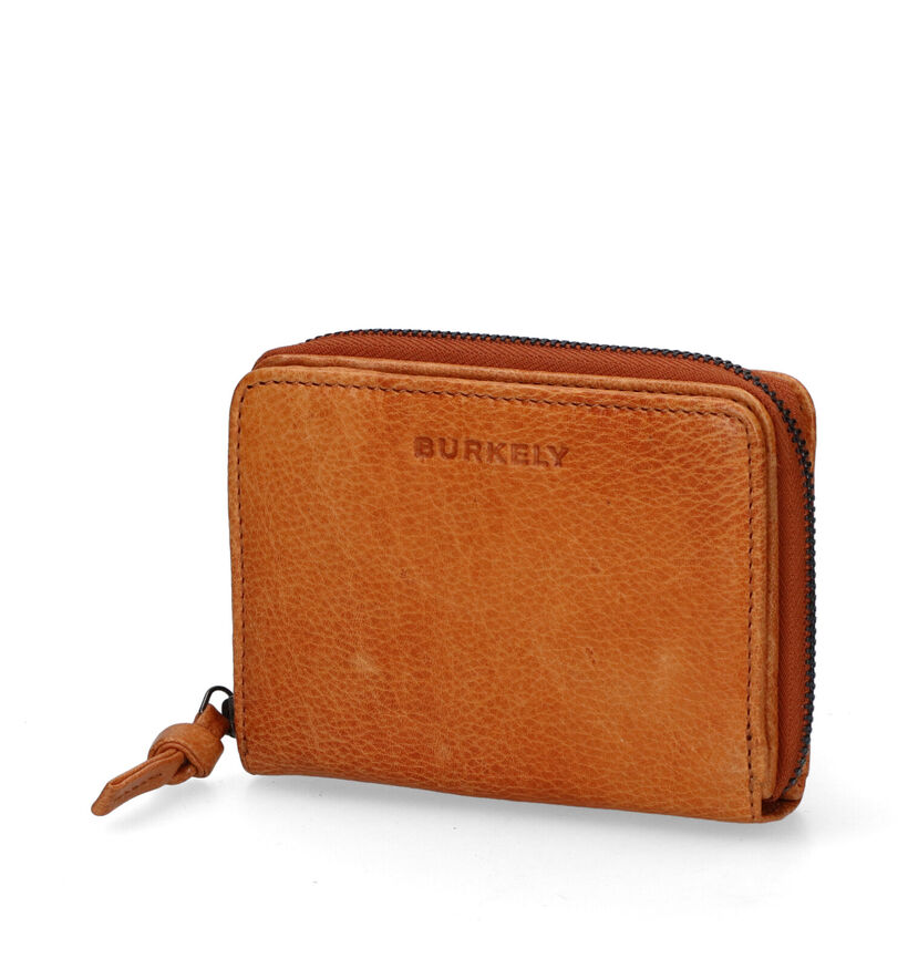 Burkely Just Jolie Porte-monnaie zippé en Noir en cuir (309196)
