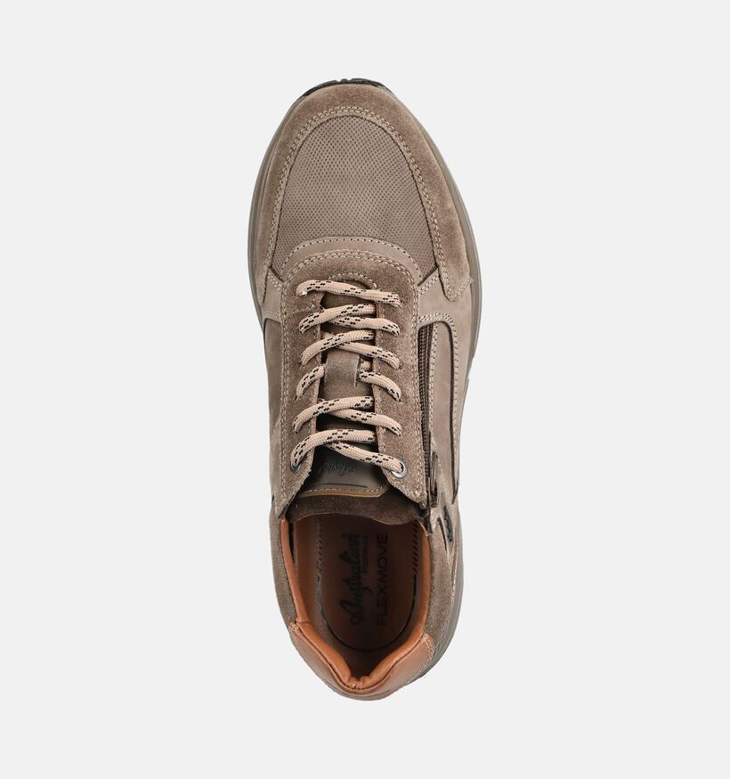 Australian Discover Bruine Schoenen met Veter en Rits voor heren (378405) - geschikt voor steunzolen