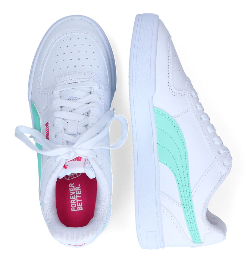 Puma Caven Witte Sneakers voor meisjes (318770)