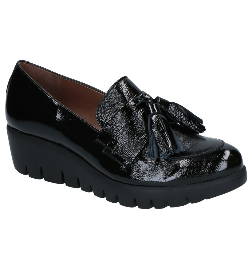 Wonders Chaussures slip-on en Noir en verni (259715)