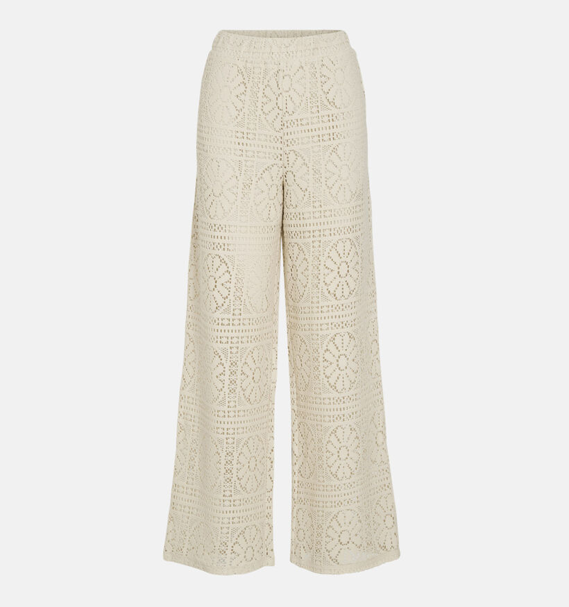 Vila Merinda Lichtbeige Kanten Broek voor dames (374285)