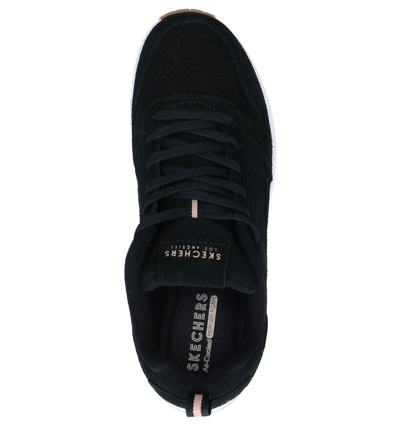 Skechers Zwarte Sneakers in stof (262829)