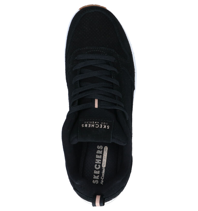 Skechers Baskets basses en Noir en daim (262829)