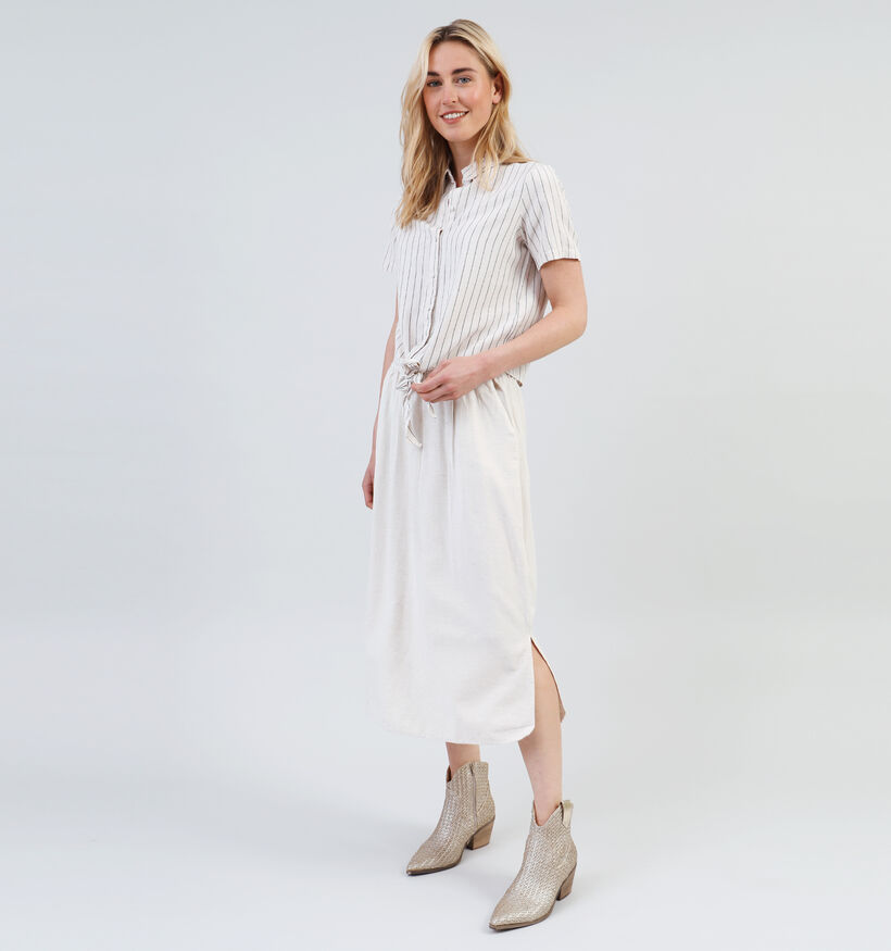 Vila Prisilla Beige Lange rok voor dames (342112)