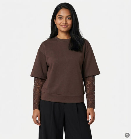 Vila T-shirts Bruin