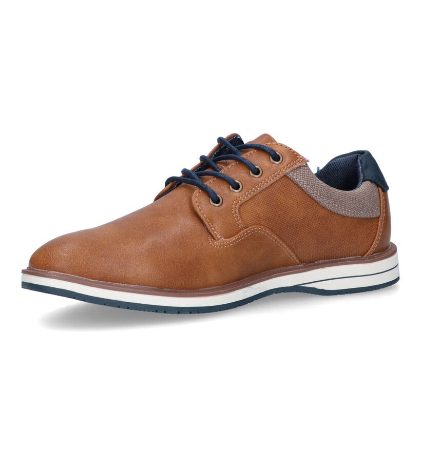 Bullboxer Chaussures à lacets en Cognac pour garçons (322478)