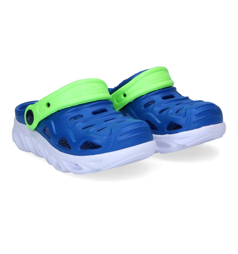 Skechers Foamies - Hypno Splash Blauwe Slippers in kunststof (307244)