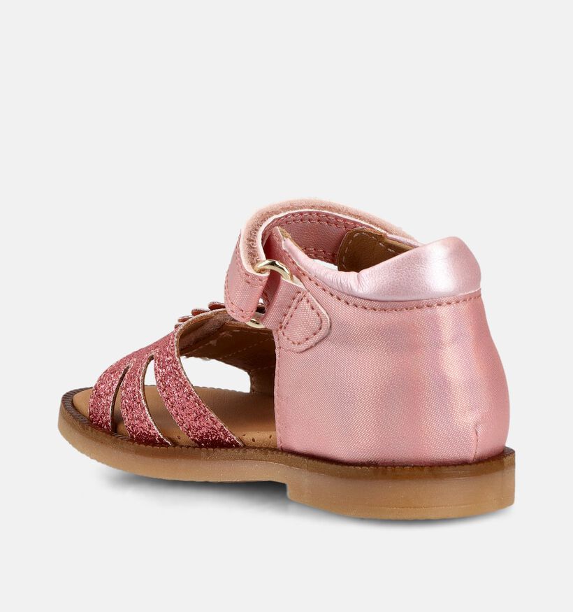 STONES and BONES Sandales pour b&eacute;b&eacute; en Rose pour filles (369615)