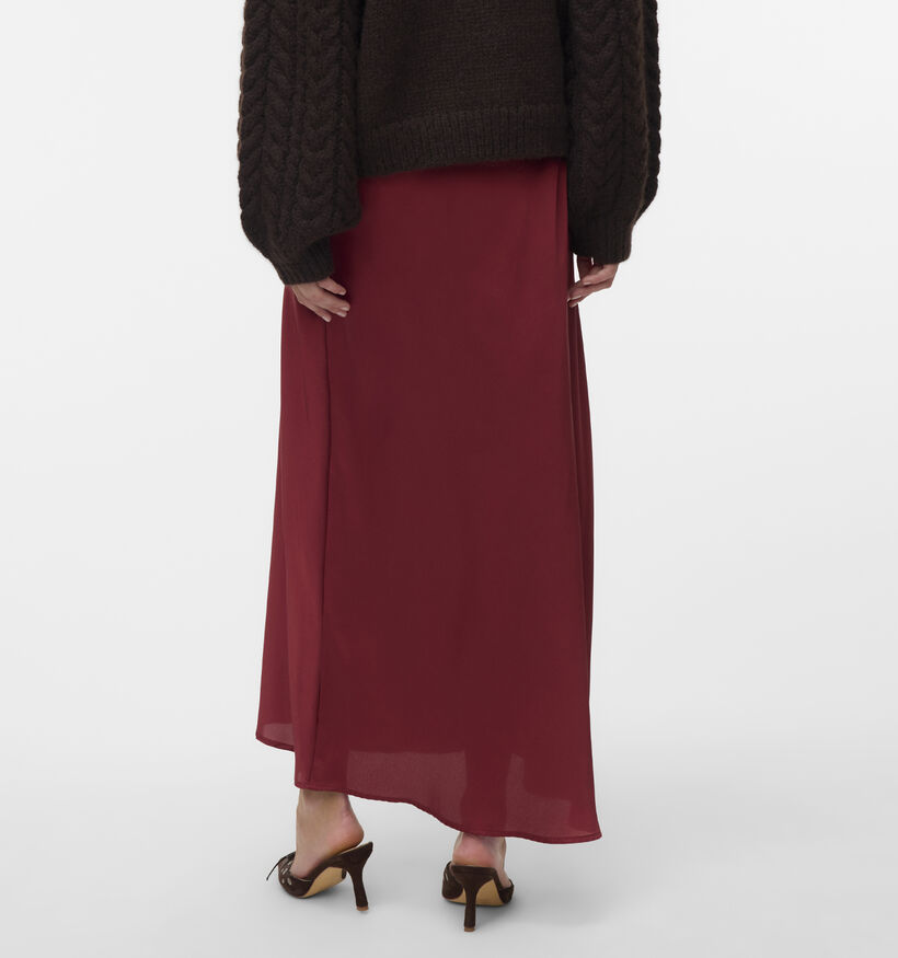Vero Moda Goddess Jupe longue en Bordeaux pour femmes (364522)
