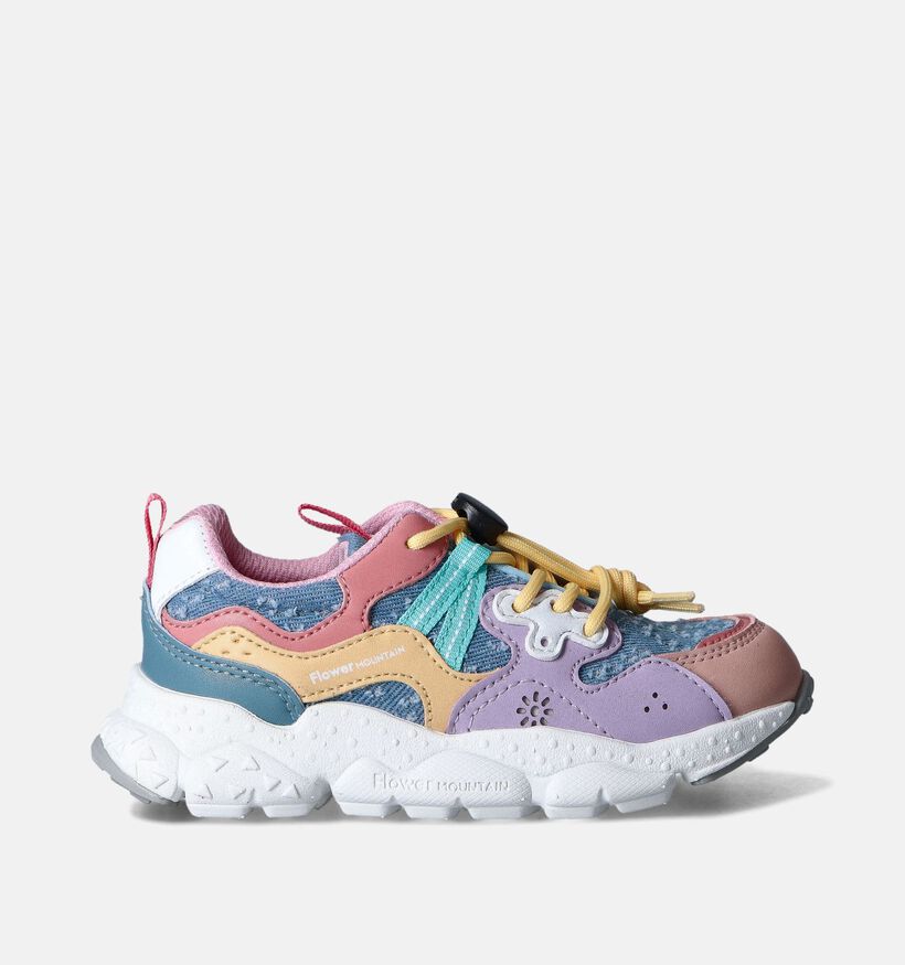 Naturino x Flower Mountain Yamano 3 Sneakers Blauw voor meisjes (357541) - geschikt voor steunzolen
