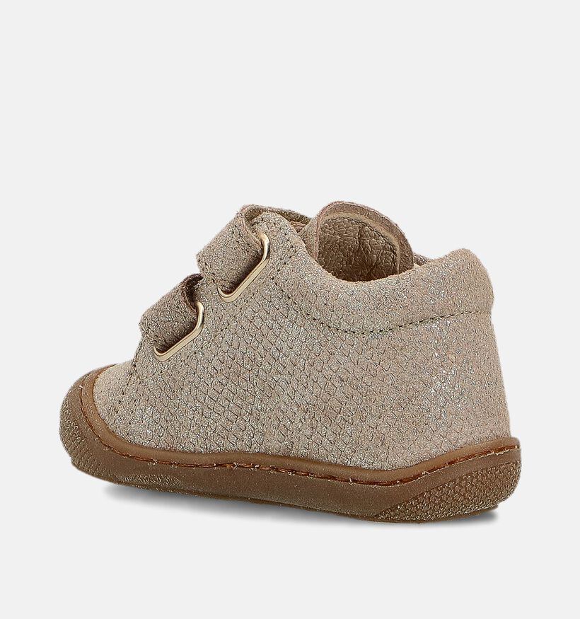 Naturino Cocoon VL Lizard Gouden Babyschoentjes voor meisjes (380143) - geschikt voor steunzolen