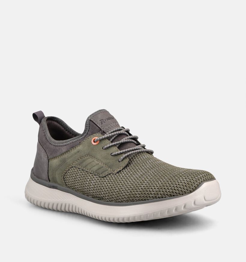 Rieker Comfort Kaki Mocassins voor heren (367565) - geschikt voor steunzolen