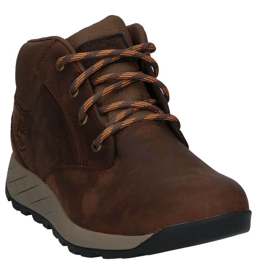 Timberland Tuckerman Mid Bruine Boots in leer (255366)