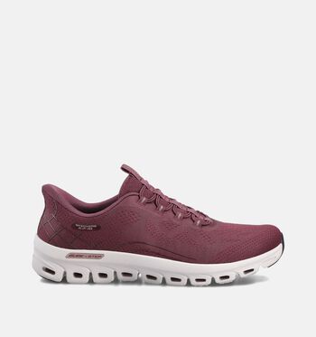 Skechers Slip-ins Low Sneakers Zwart/Bordeaux