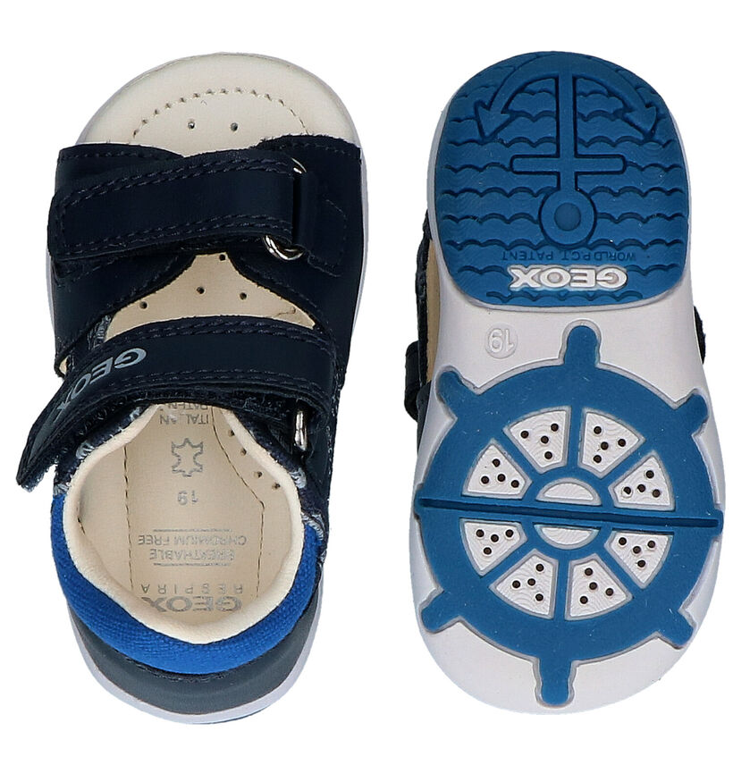 Geox Elba Sandales en Bleu en simili cuir (286968)