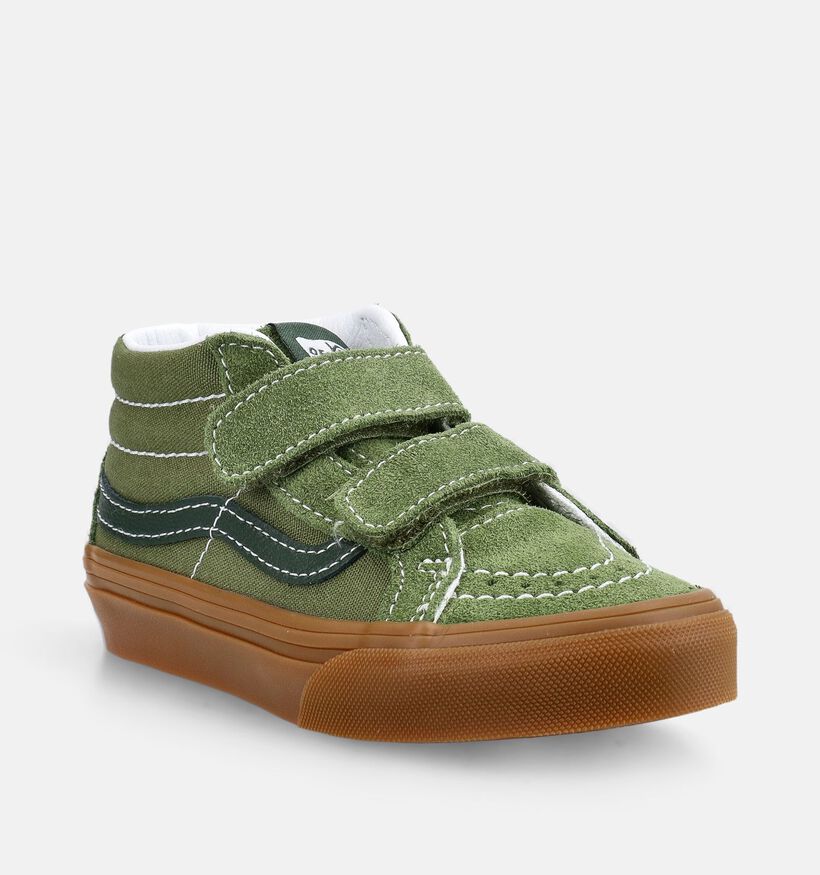 Vans SK8 Mid Reissue Mid Groene Sneakers voor jongens, meisjes (376417)