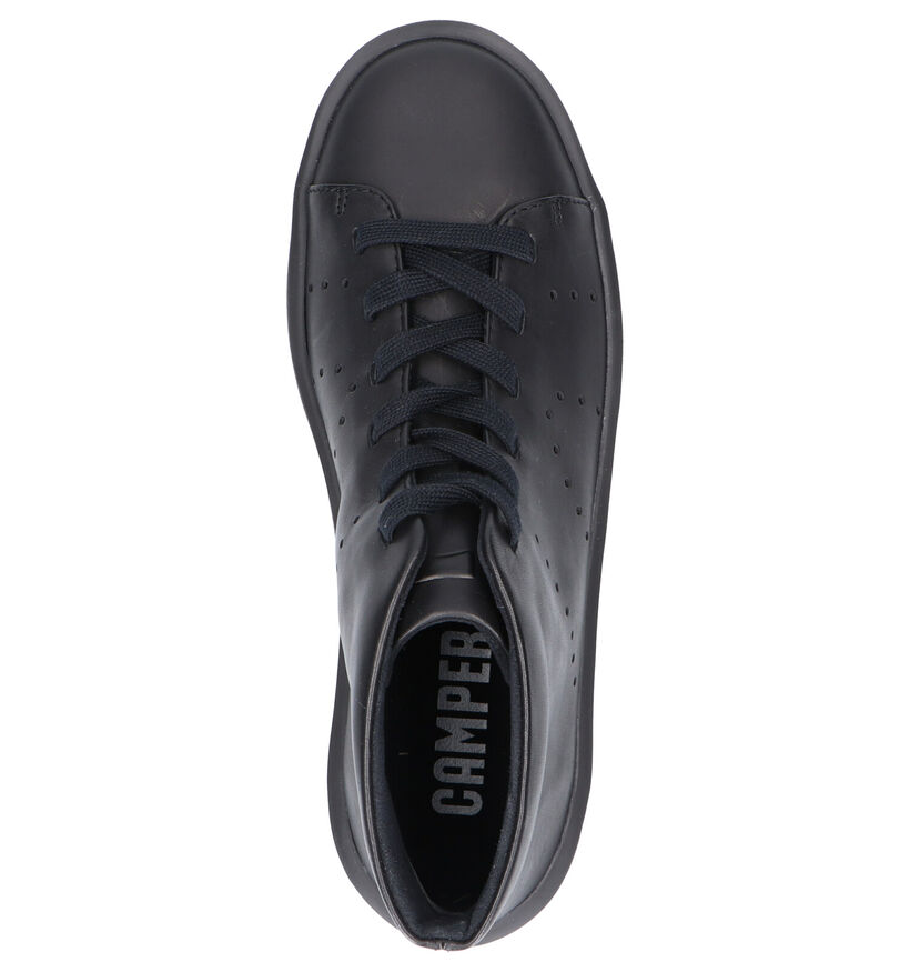 Camper Chaussures hautes en Noir en cuir (256257)