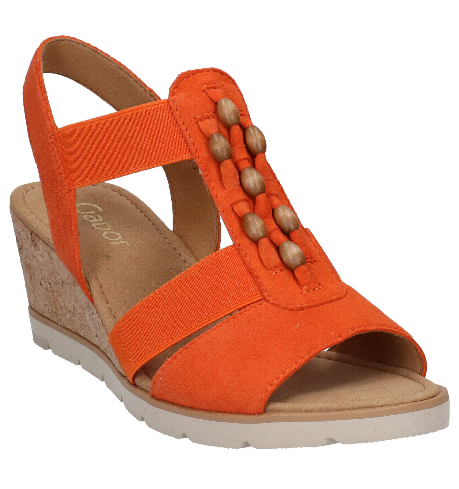 Gabor Sandales compensees en Orange Femmes Sandales en ligne sur TORFS.BE