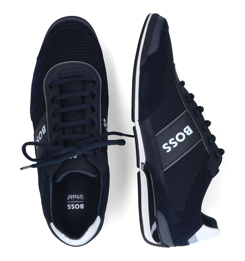 Boss Saturn Slow Chaussures à lacets en Bleu pour hommes (318705) - pour semelles orthopédiques