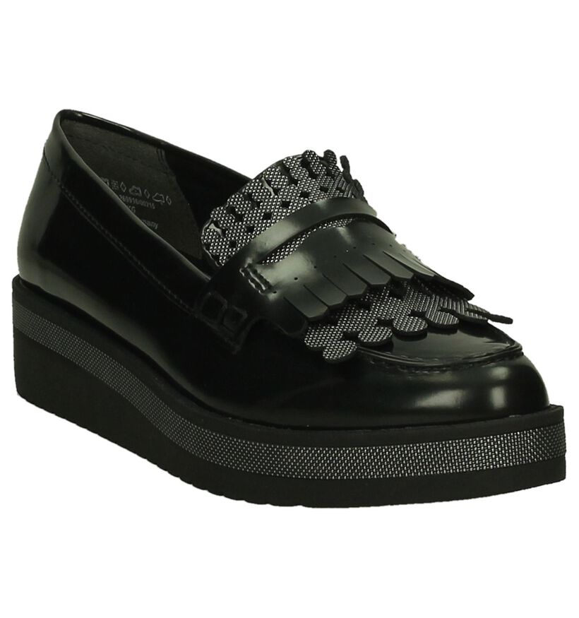 Marco Tozzi Mocassins en Noir en simili cuir (202644)