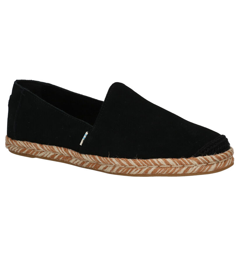 Toms Pismo Zwarte Espadrilles in stof (269360)