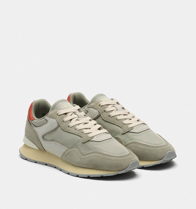 HOFF City Retro Sage Groene Sneakers voor dames (367353) - geschikt voor steunzolen