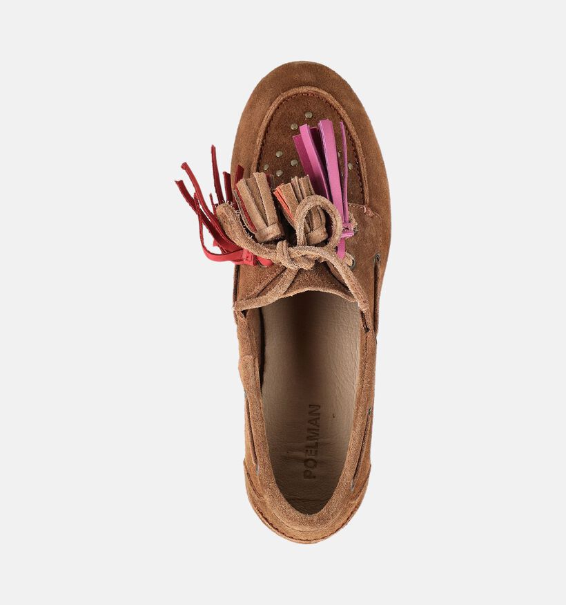 PS Poelman Cognac Bootschoenen voor dames (381327)