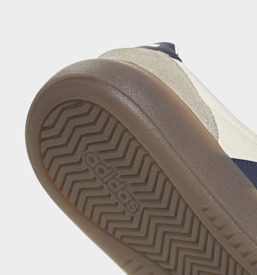 adidas Barreda Decode Lux Baskets en Ecru/Bleu fonc&eacute; pour hommes (372611) - pour semelles orthop&eacute;diques