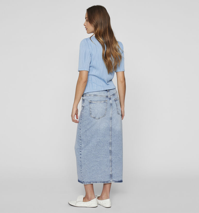 Vila Jaf Jupe en Jeans en Bleu pour femmes (351745)