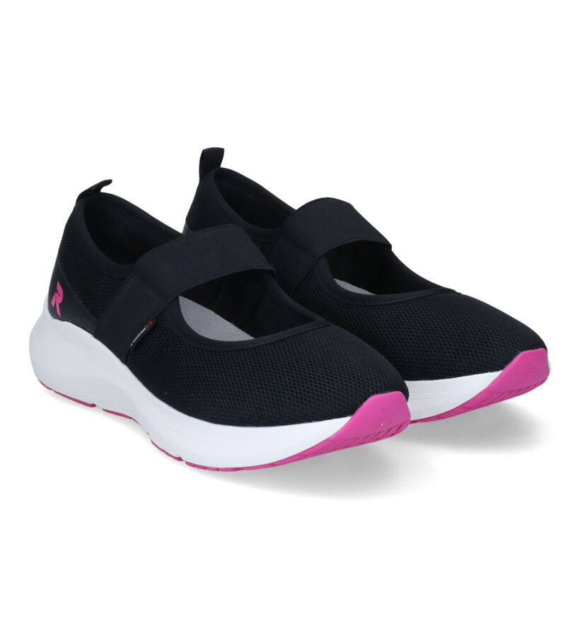 R-Evolution Slip-ons en Noir pour femmes (310174) - pour semelles orthopédiques