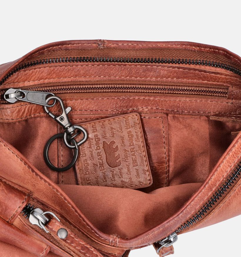 Bear Design Cognac Crossbody tas voor dames (358909)