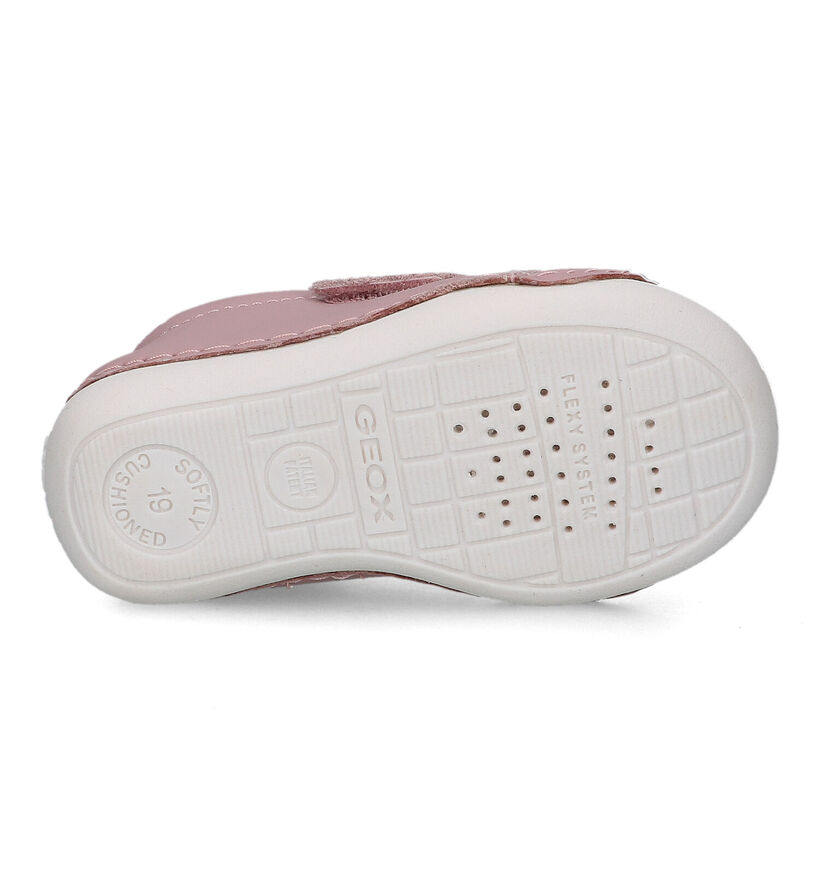 Geox Tutim Beige Babyschoentjes in leer (320636)