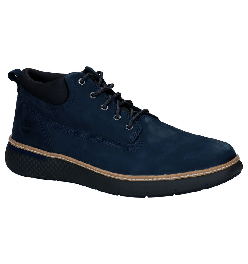 Timberland Cross Mark PT Chukka Bottines en Bleu pour hommes (330917)