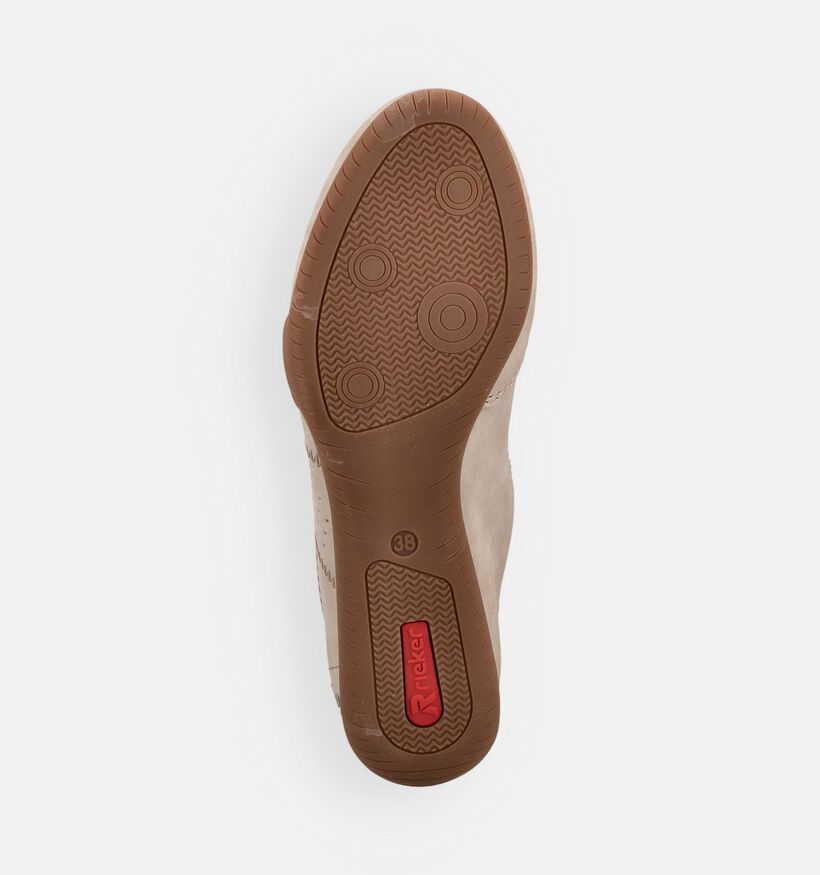 Rieker Beige Sneakers voor dames (370444) - geschikt voor steunzolen