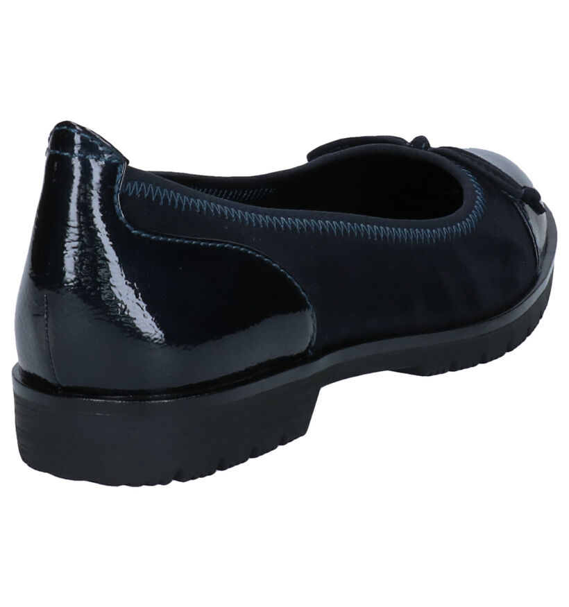 Marco Tozzi Ballerines en Bleu foncé en simili cuir (253781)