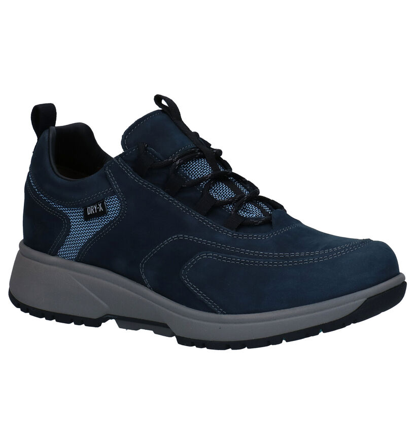 Xsensible Uppsala Blauwe Wandelschoenen in nubuck (284949)