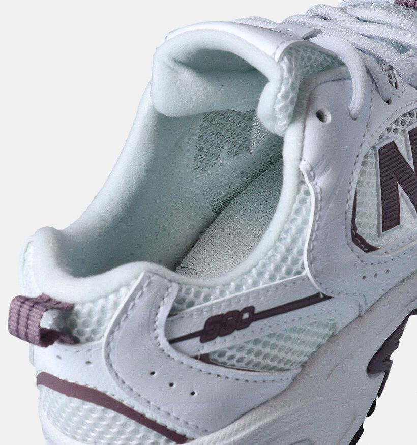 New Balance GR 530 Baskets en Argent pour filles, garçons (350580) - pour semelles orthopédiques