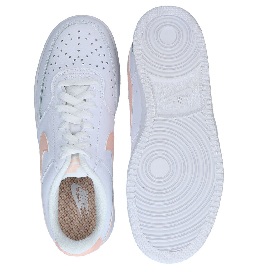Nike Court Vision Low Baskets en Blanc pour femmes (347839)