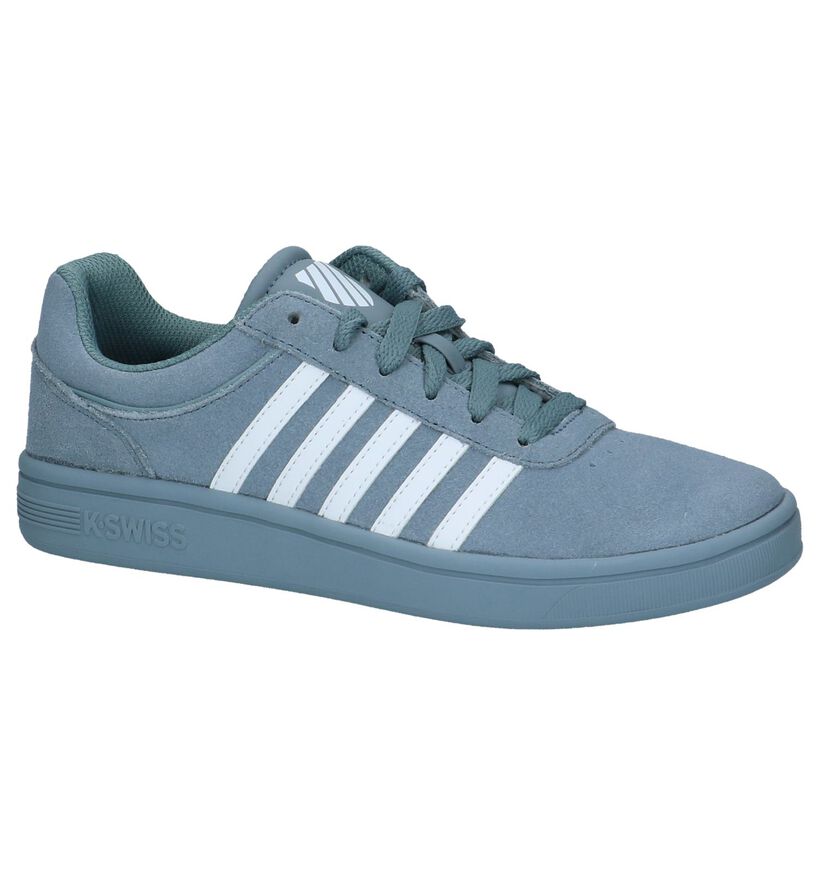 K-Swiss Court Cheswick Licht Grijze Sneakers in daim (225411)