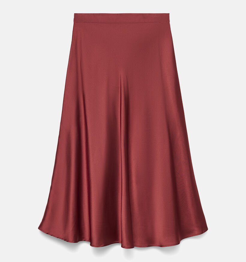 Vero Moda Goddess Jupe longue en Bordeaux pour femmes (364522)
