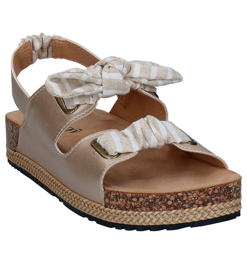 Armistice Coline Knot Gouden Sandalen in kunstleer (291073)