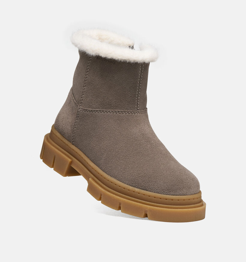 Geox Geox Karsyn Girl Bottes courtes en Taupe pour filles (376260)